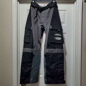 ARC Back‎ Country Durable Nylon Motocross Riding Pants Black / Gray Mens 30